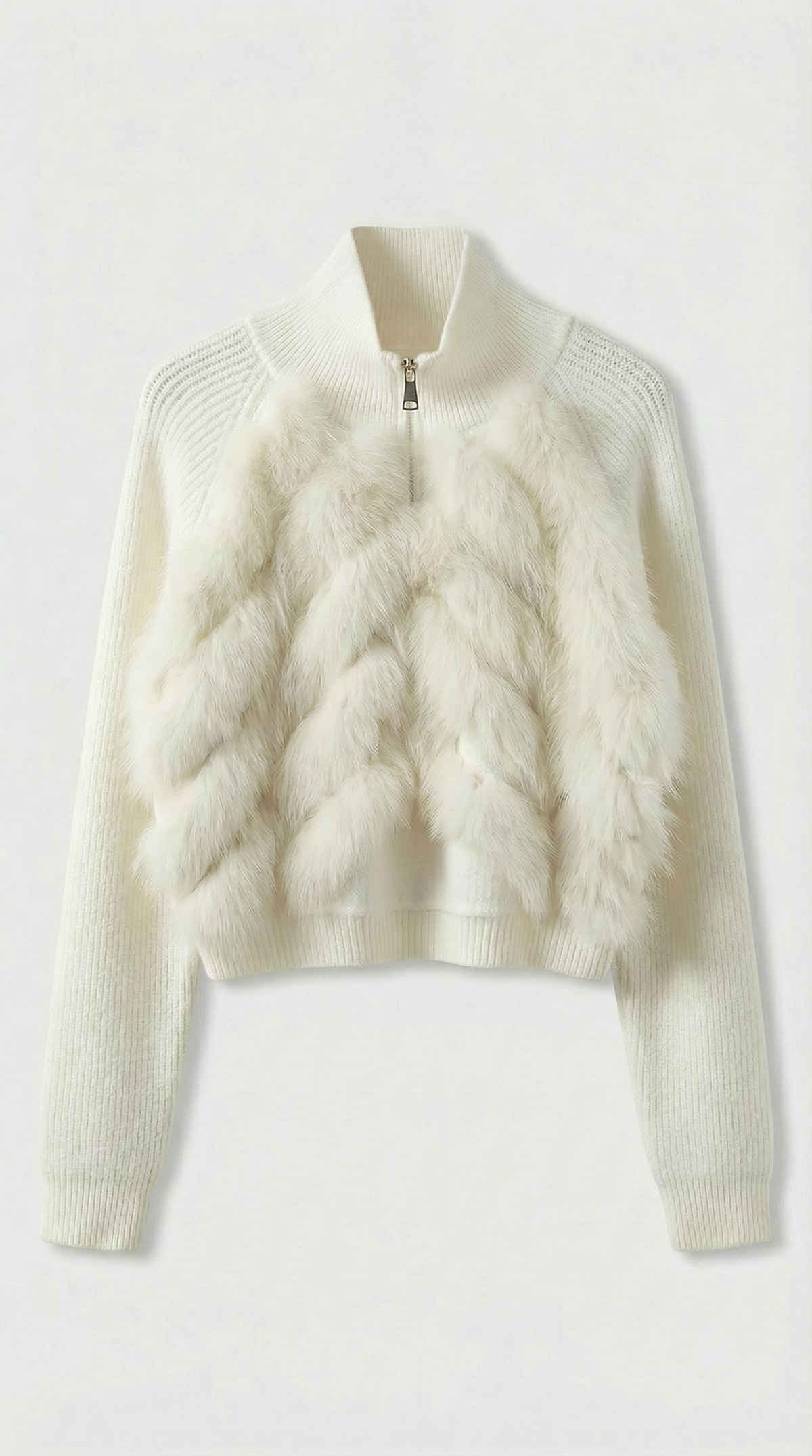JERSEY HOLGADO CON PANELES DE PELO