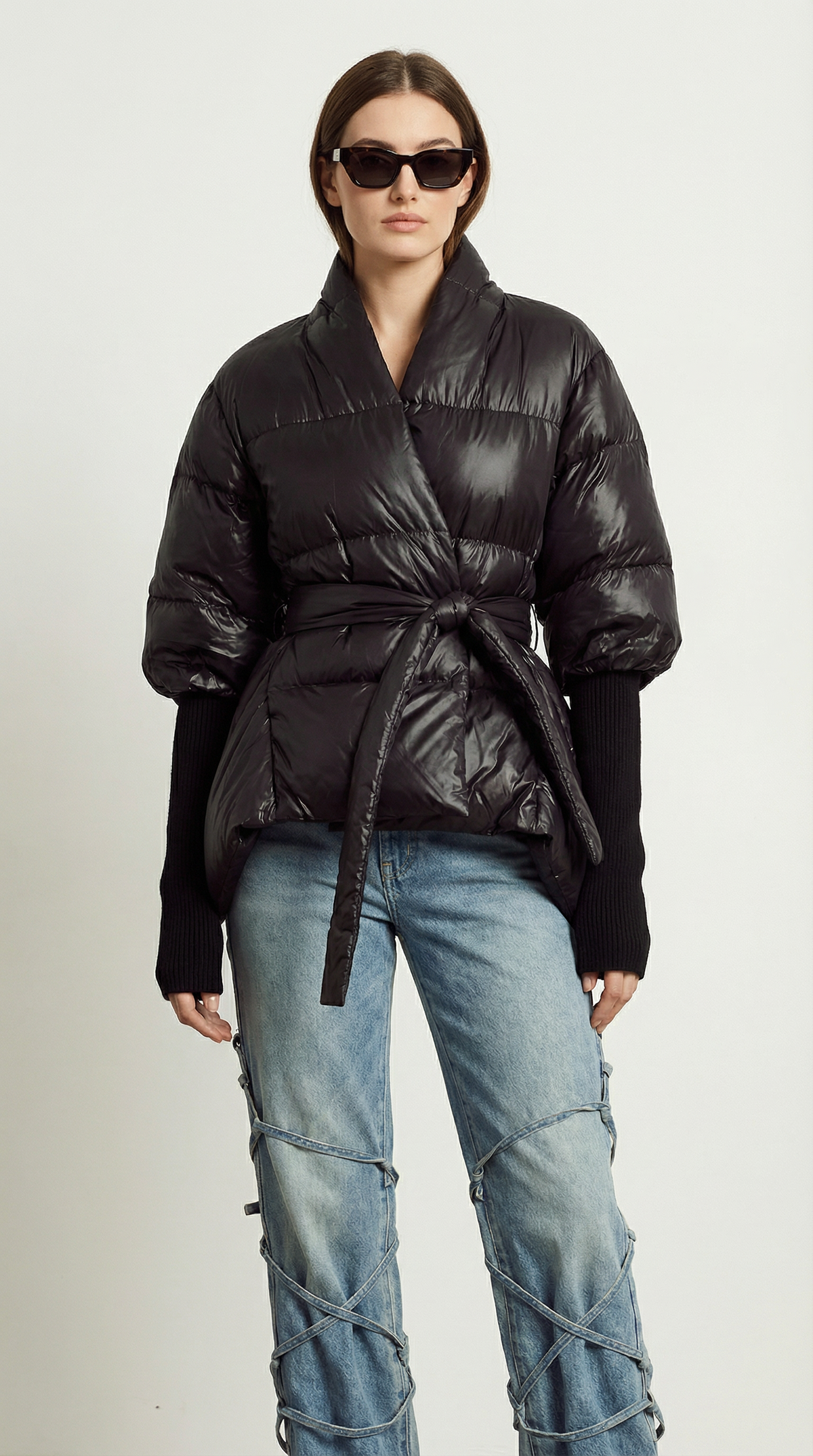 CHAQUETA CRUZADA DE PLUMON