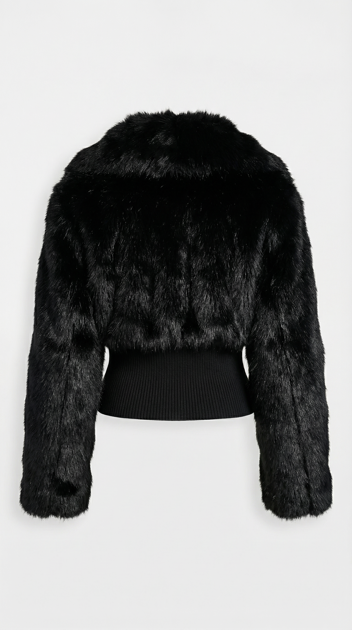 CHAQUETA CORTA DE PIEL CON CUELLO XL