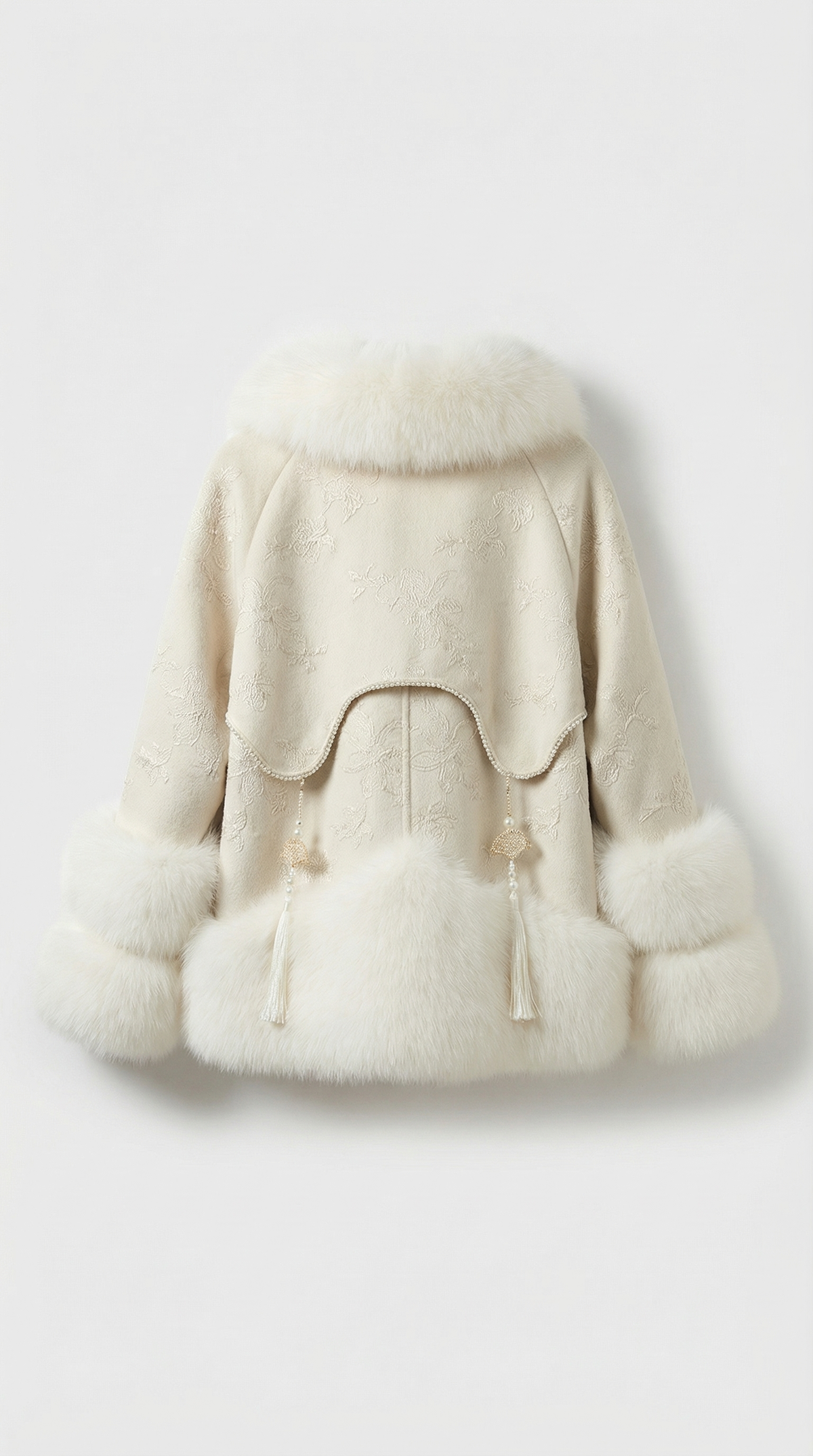 CHAQUETA DE PLUMON CON CUELLO DE PIEL VEGANA