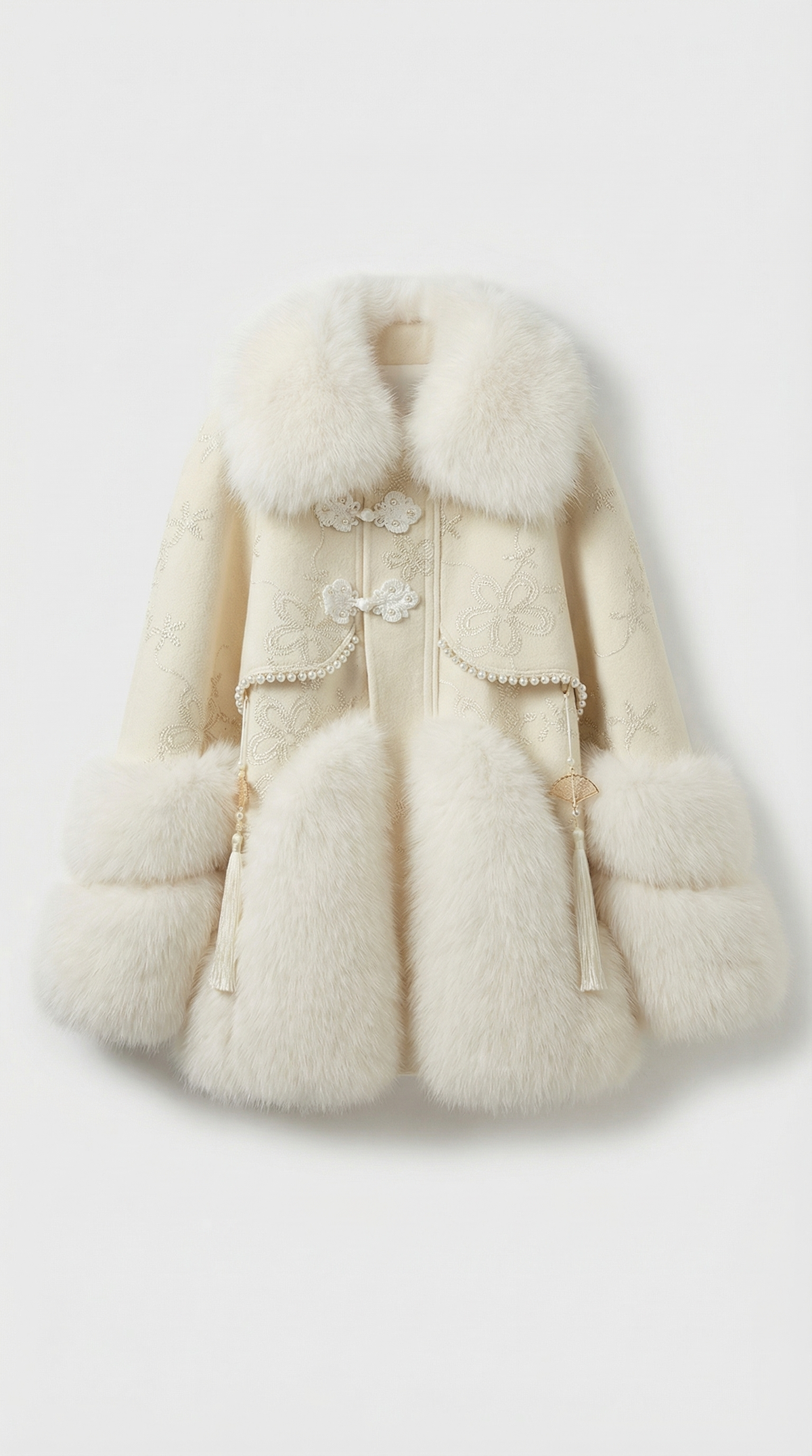 CHAQUETA DE PLUMON CON CUELLO DE PIEL VEGANA
