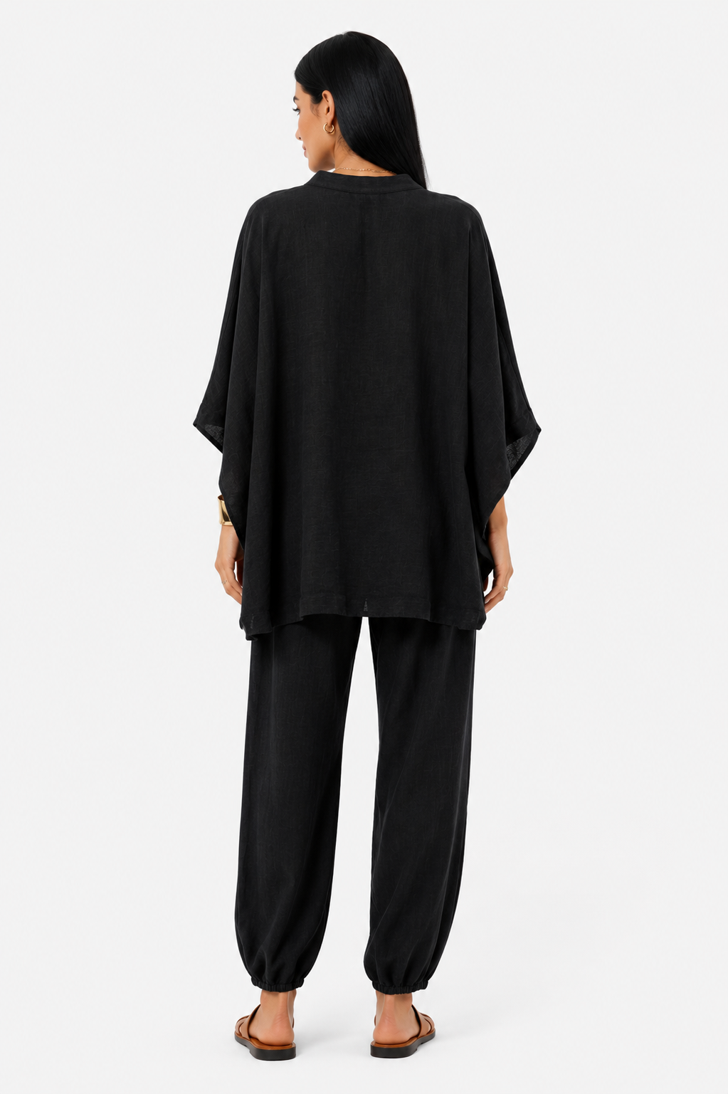 Marina | Conjunto de blusa fluida y pantalón ancho