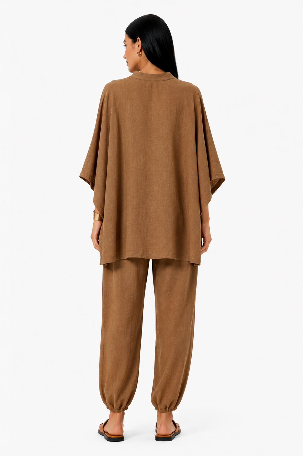 Marina | Conjunto de blusa fluida y pantalón ancho