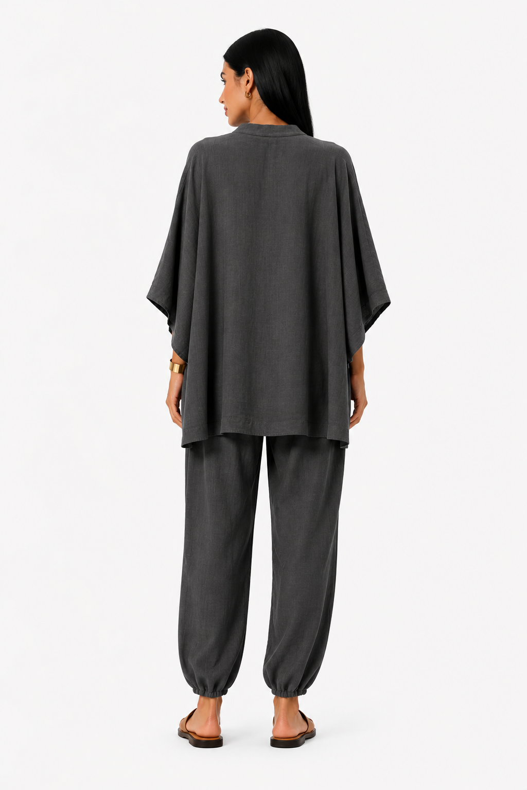 Marina | Conjunto de blusa fluida y pantalón ancho