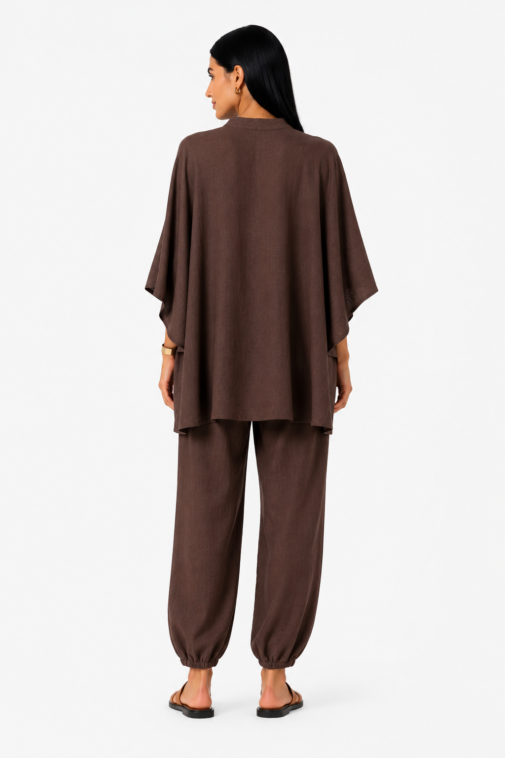 Marina | Conjunto de blusa fluida y pantalón ancho