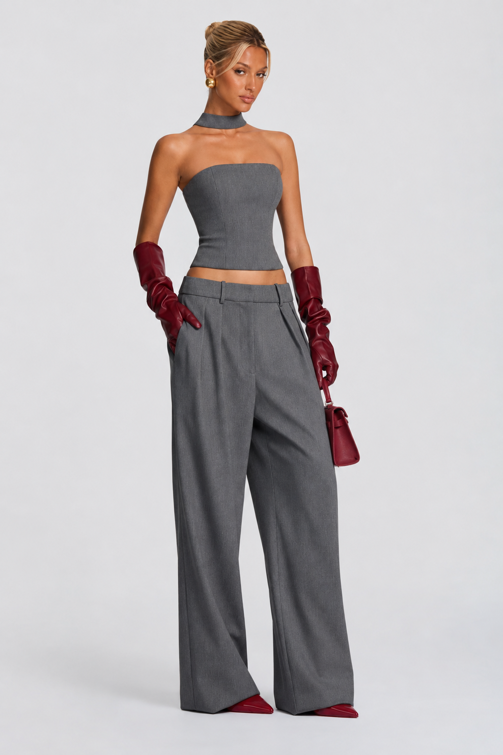 PANTALON DE SASTRE GRIS