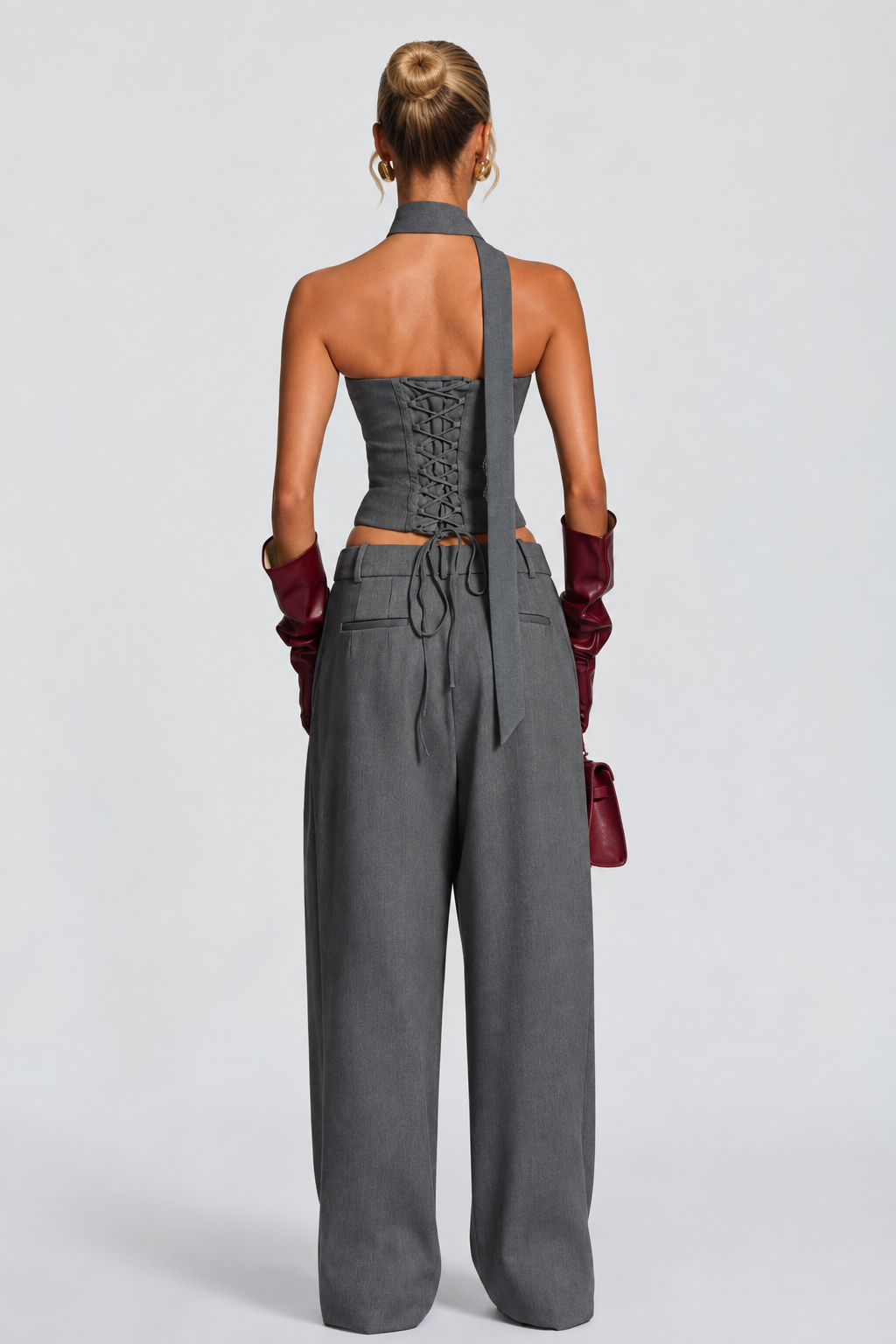 PANTALON DE SASTRE GRIS