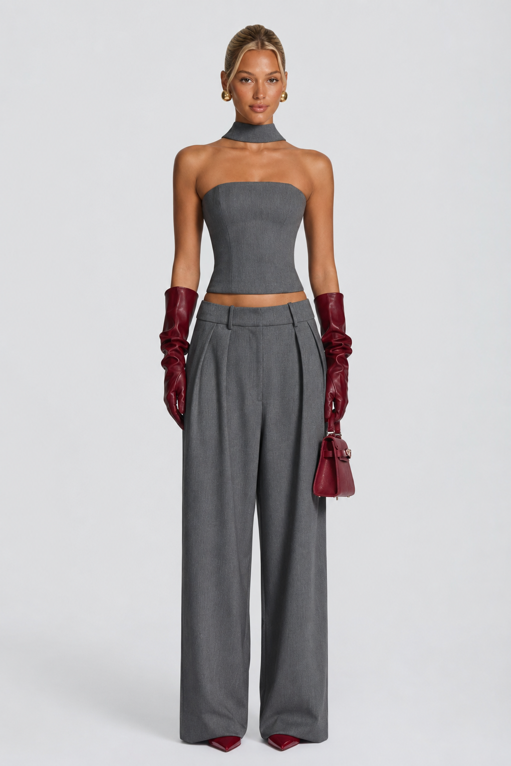 PANTALON DE SASTRE GRIS