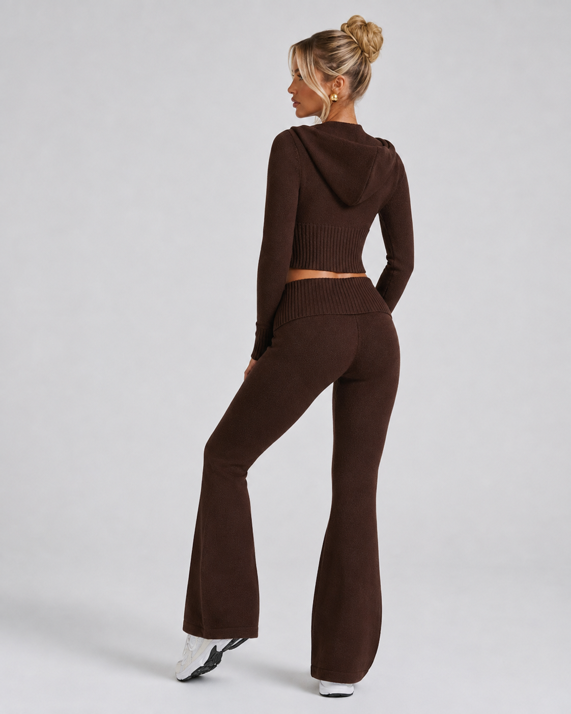 PANTALON DE PUNTO CHOCOLATE