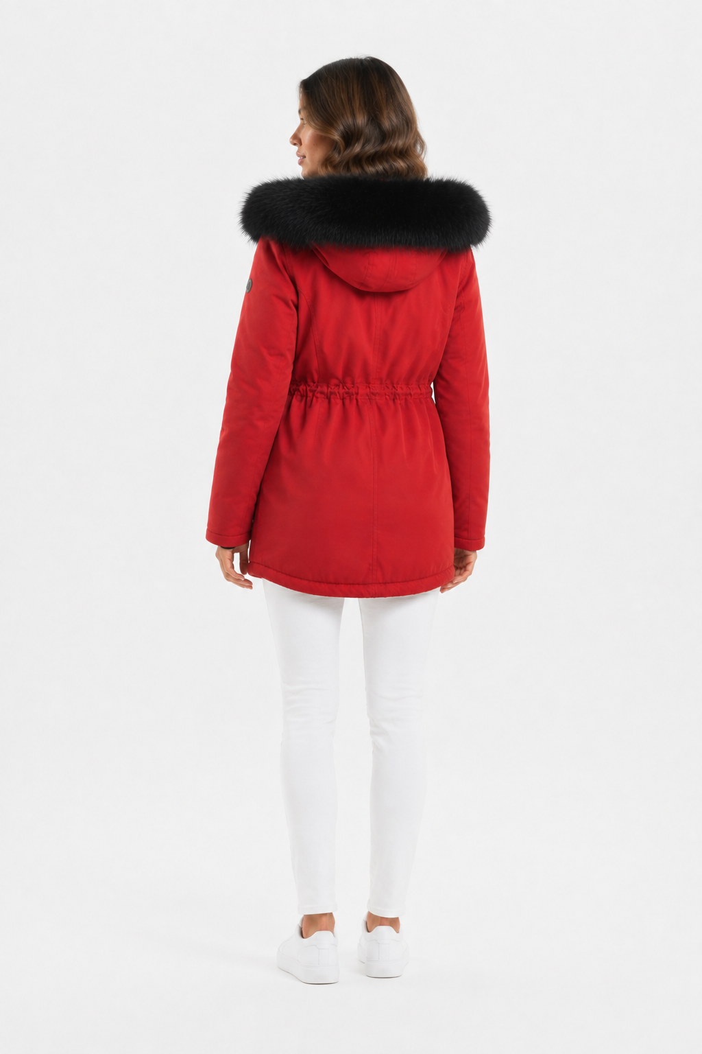 ABRIGO DE INVIERNO CON CAPUCHA DE PELO
