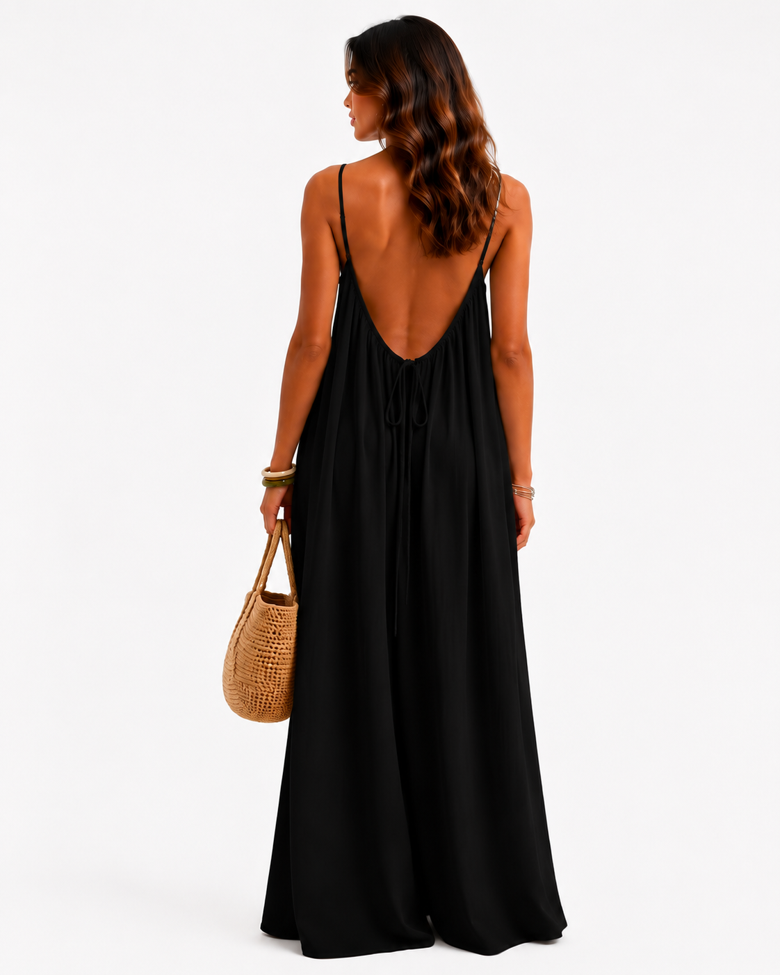 VESTIDO LARGO FLUIDO DE VERANO