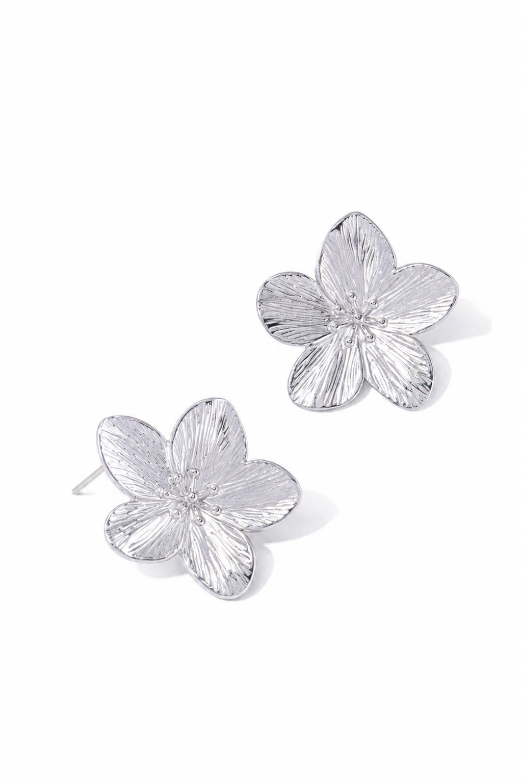 Pendientes Flor | Acabado brillante