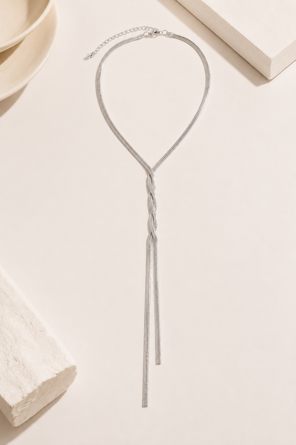 Collar en Y de eslabones retorcidos