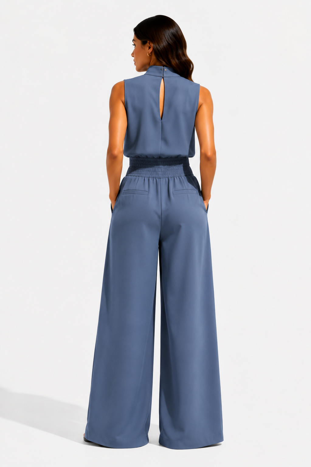 CONJUNTO DE TOP Y PANTALON ANCHO