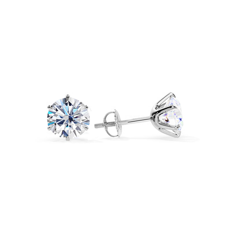 Pendientes chic en oro blanco Tera - plateado