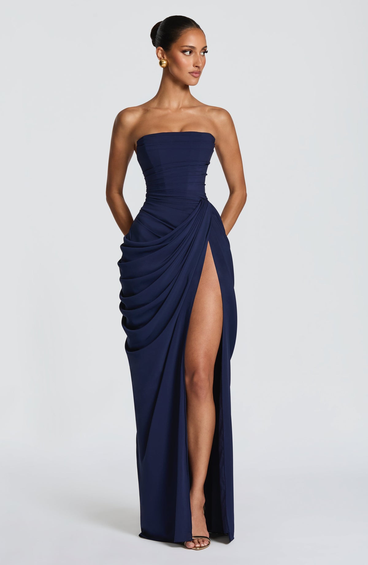 Vestido Lola en azul marino