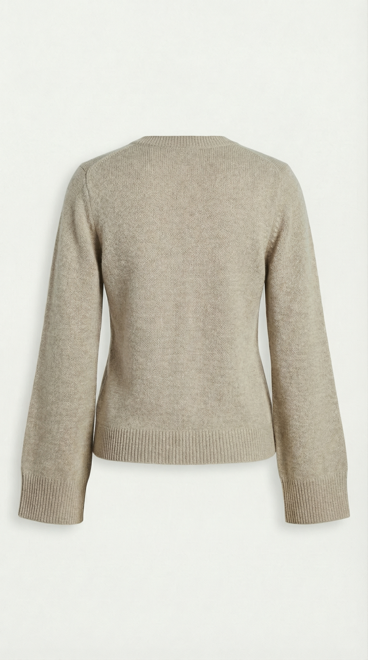 CARDIGAN MINIMALISTA DE PUNTO BEIGE