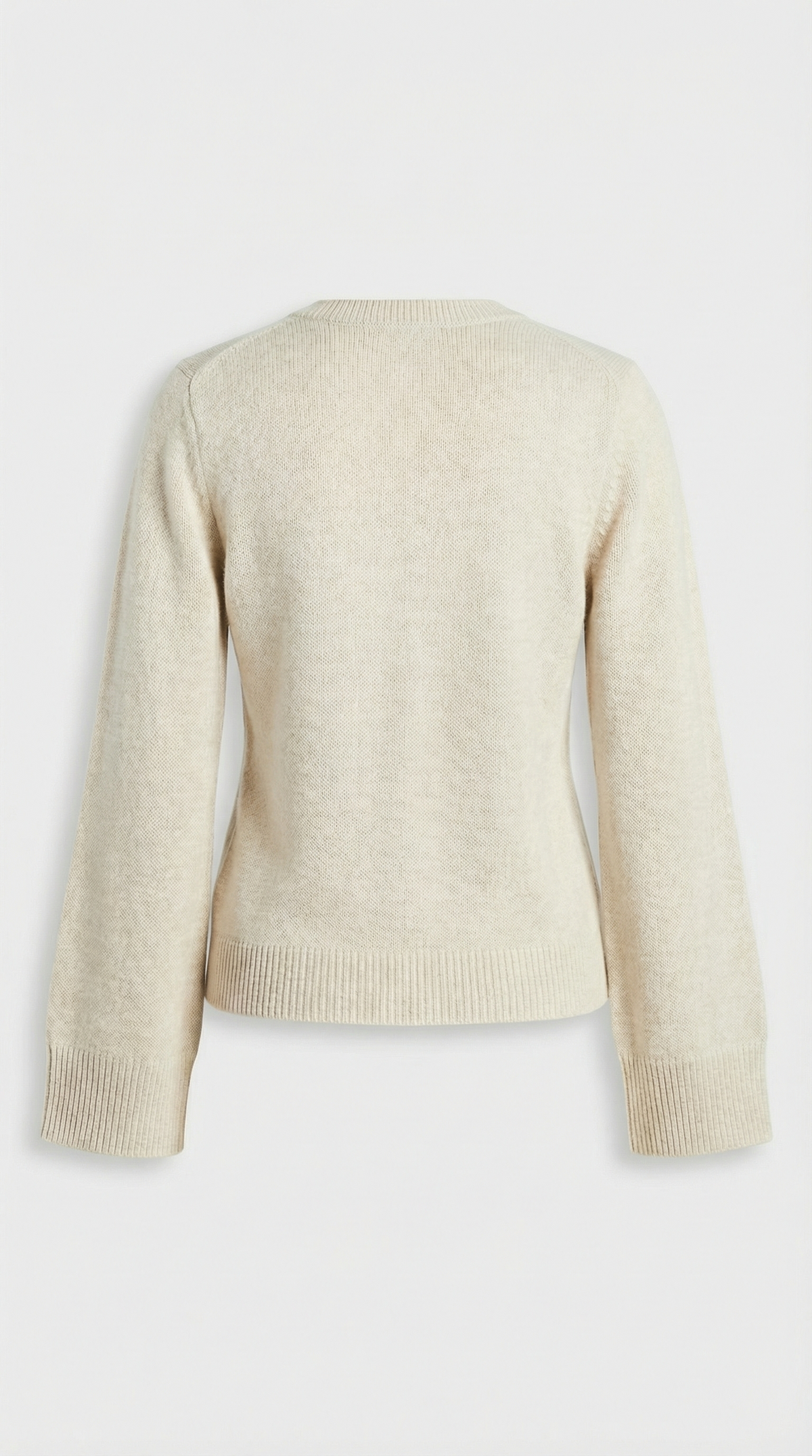 CARDIGAN MINIMALISTA DE PUNTO MARFIL