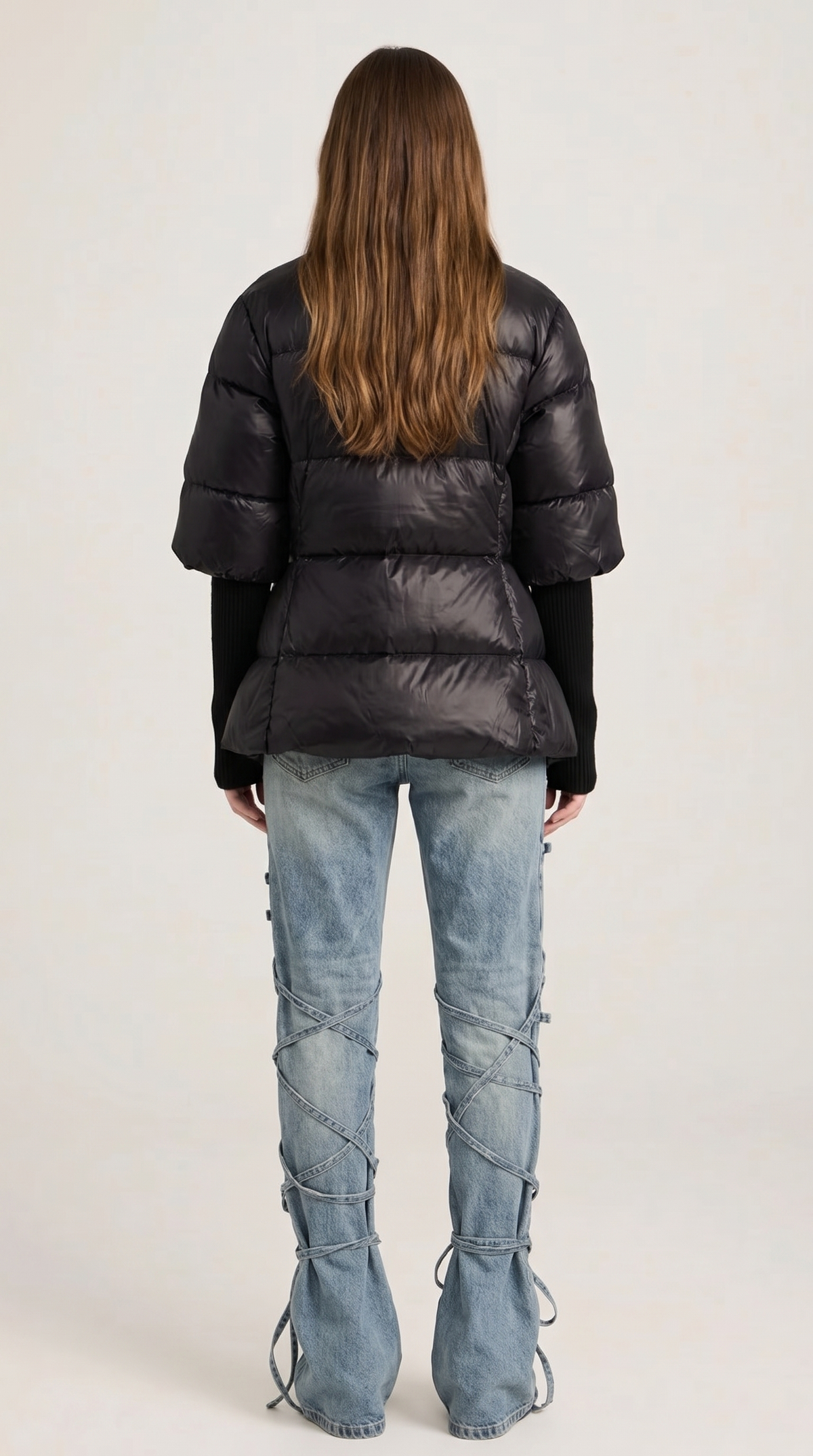 CHAQUETA CRUZADA DE PLUMON