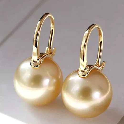 PENDIENTES DE ARO DORADOS CON PERLA