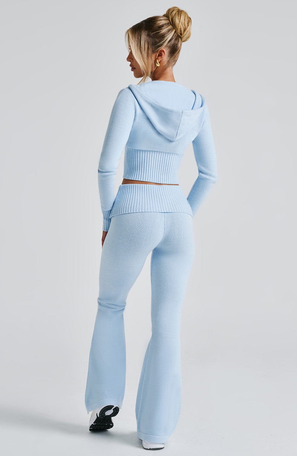 PANTALON DE PUNTO AZUL BEBE