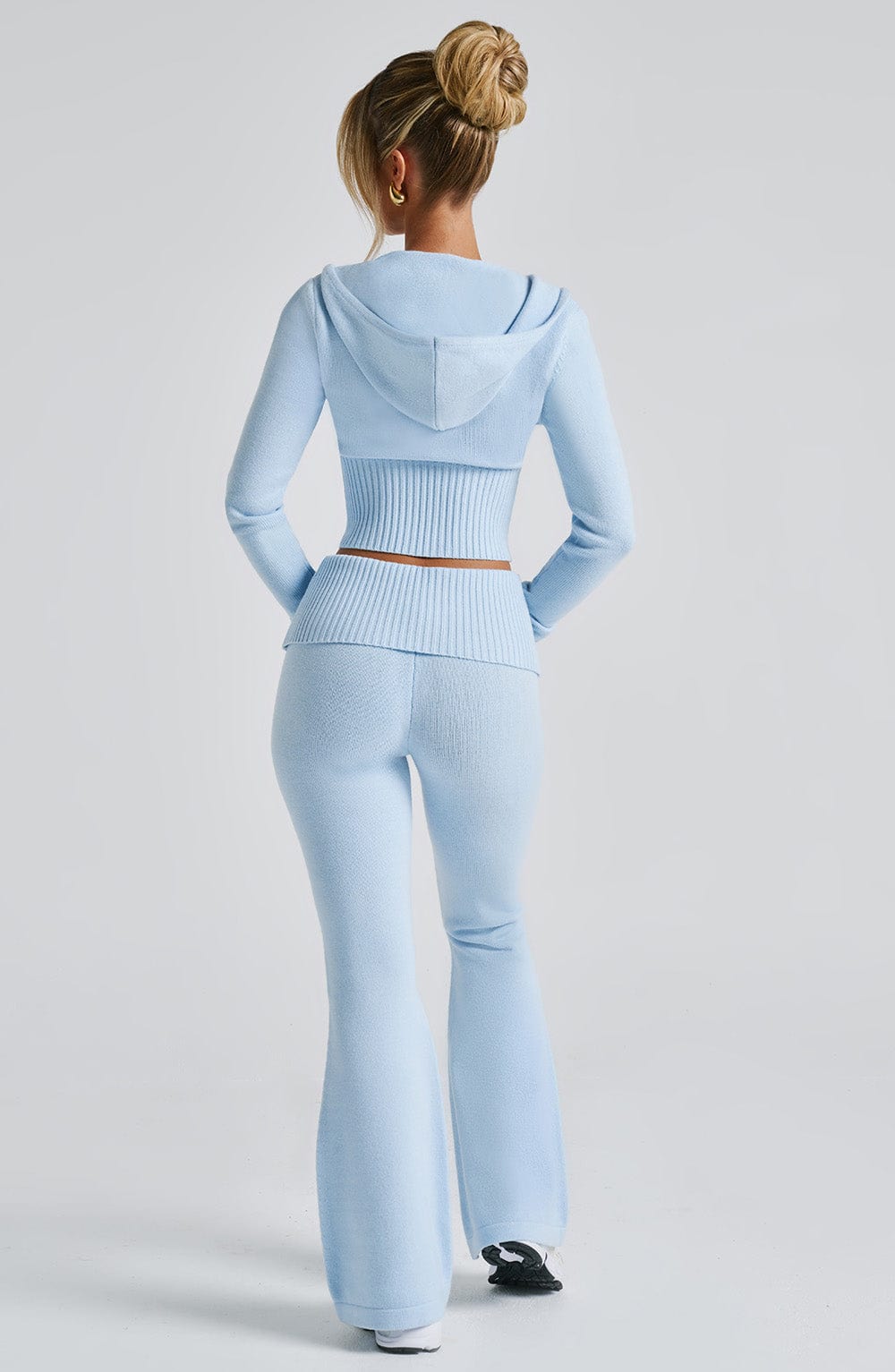 PANTALON DE PUNTO AZUL BEBE